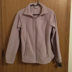 Lavender Columbia Zip-up Sweatshirt